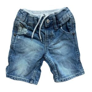 Youth Boys Baby Gap 1969 Pull-on Light Wash Indigo Denim Jean Shorts - Sz 4